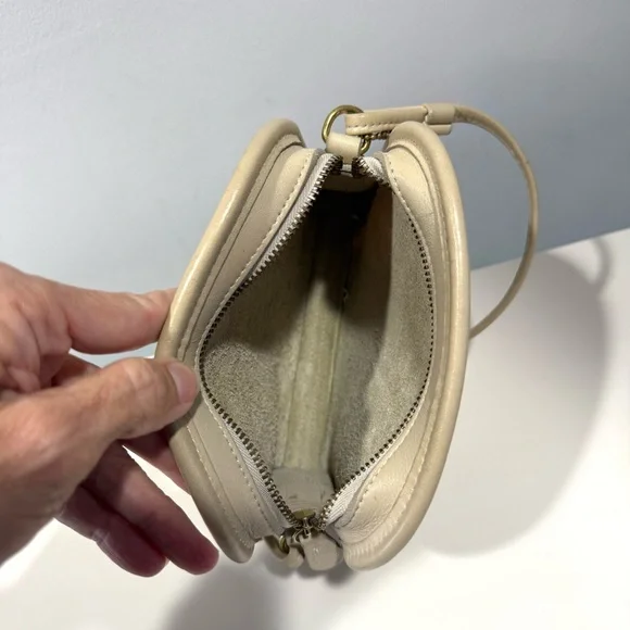 Coach Abbie Vintage 90’s Crossbody Leather Bone off white - Picture 9 of 12